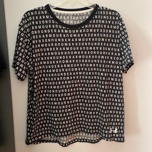 UNDER ARMOUR Charcoal Grey HeadGuard Tee!